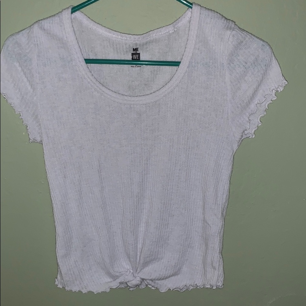 Pacsun me to we tie front top